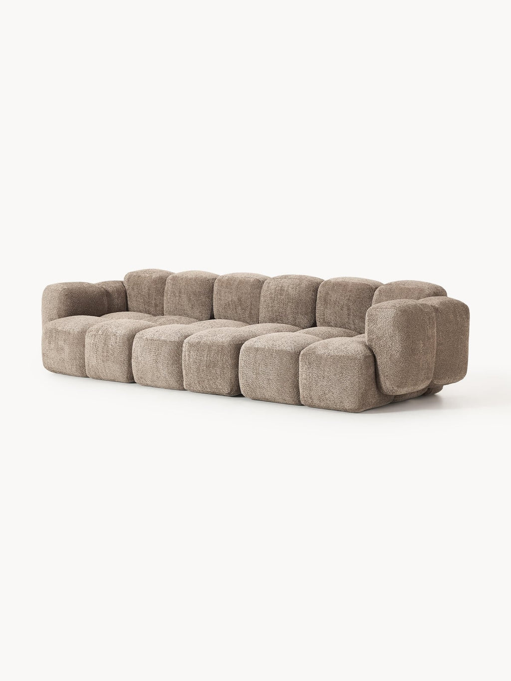 Hawkridge Modular Teddy-Bouclé Sofa (4-seater)