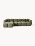 Hawkridge Modular Teddy-Bouclé Sofa (4-seater) with Ottoman