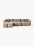 Hawkridge Modular Teddy-Bouclé Sofa (4-seater) with Ottoman (left/right)