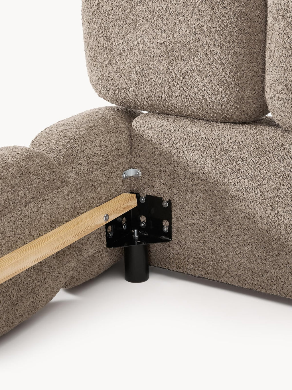 Hawkridge Upholstered Teddy Bouclé Bed