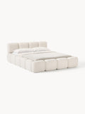 Hawkridge Upholstered Teddy Bouclé Bed with Storage