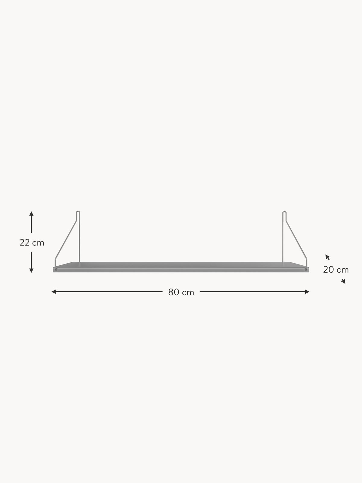 Hawkridge Wall-Mounted Shelf