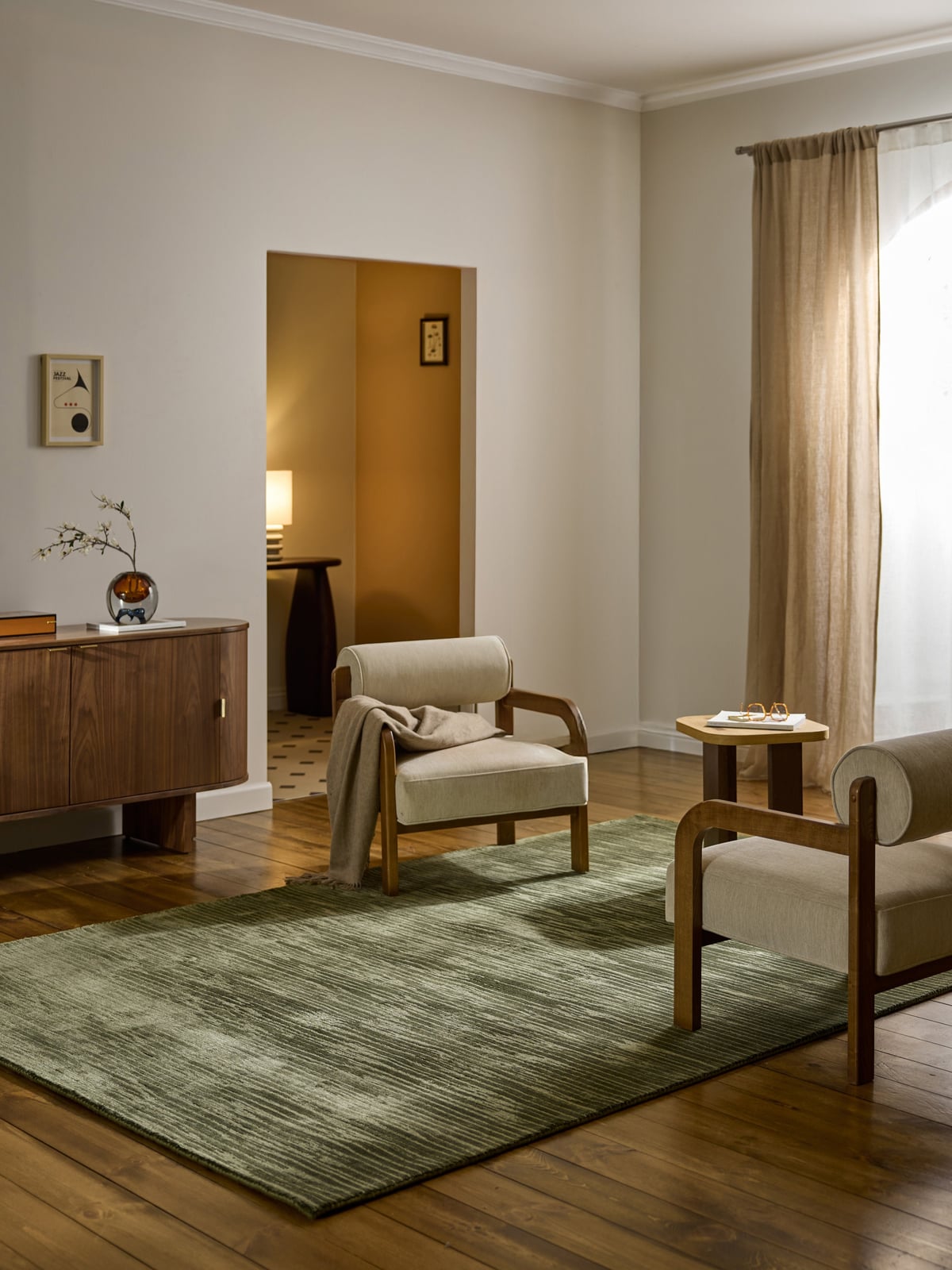 Hensall Hand-Woven Lyocell Rug