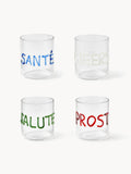 Hensall Mouth-Blown Borosilicate Tumblers, Set of 4