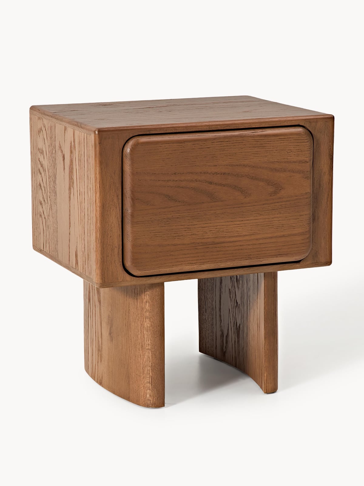 Hensall Oak Wood Bedside Table
