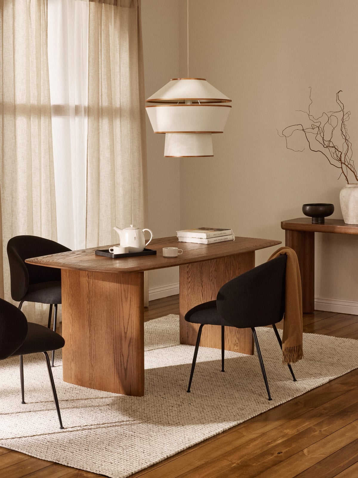 Hensall Oak Wood Dining Table, in various sizes