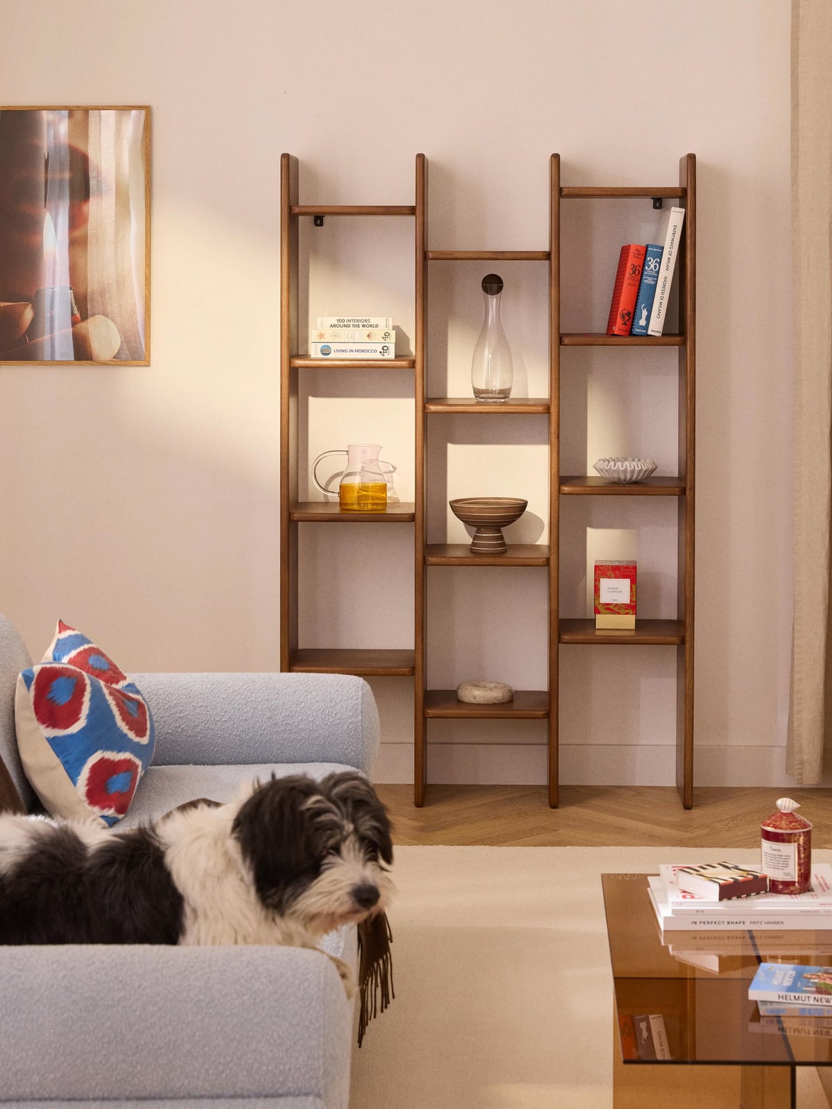 Hensall Oak Wood Shelving Unit