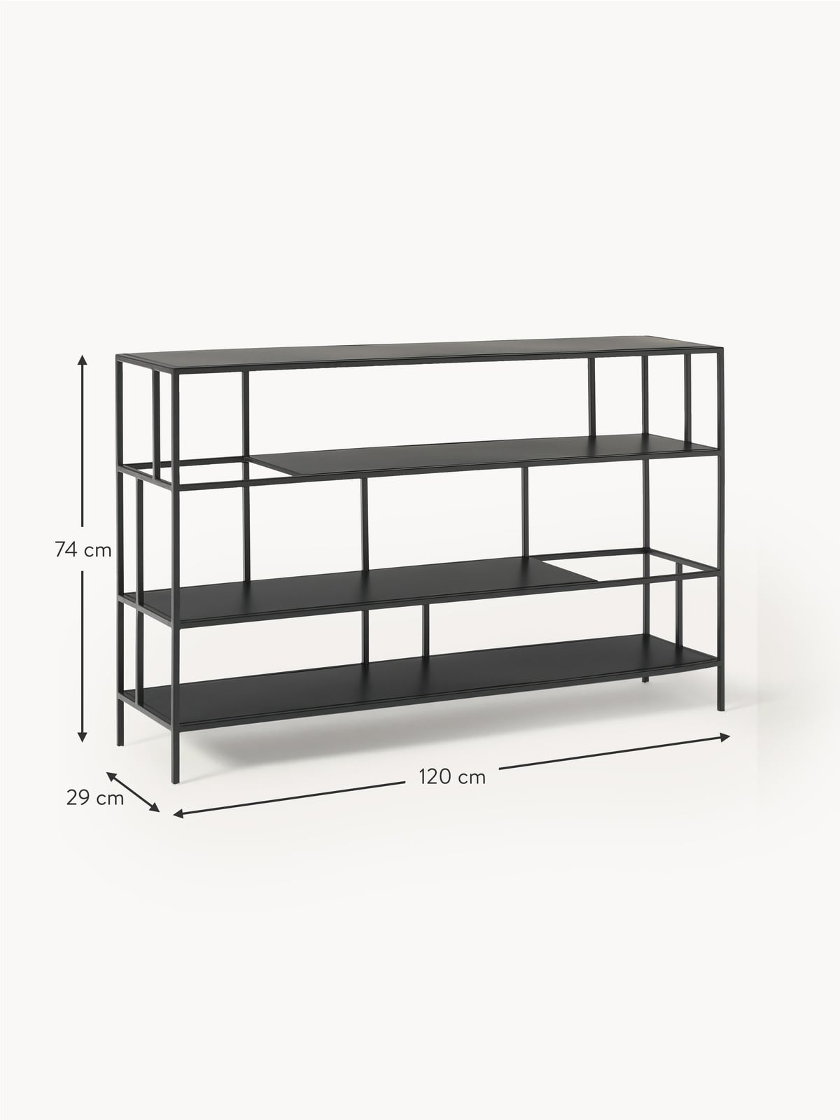 Holbeck Metal Shelving Unit