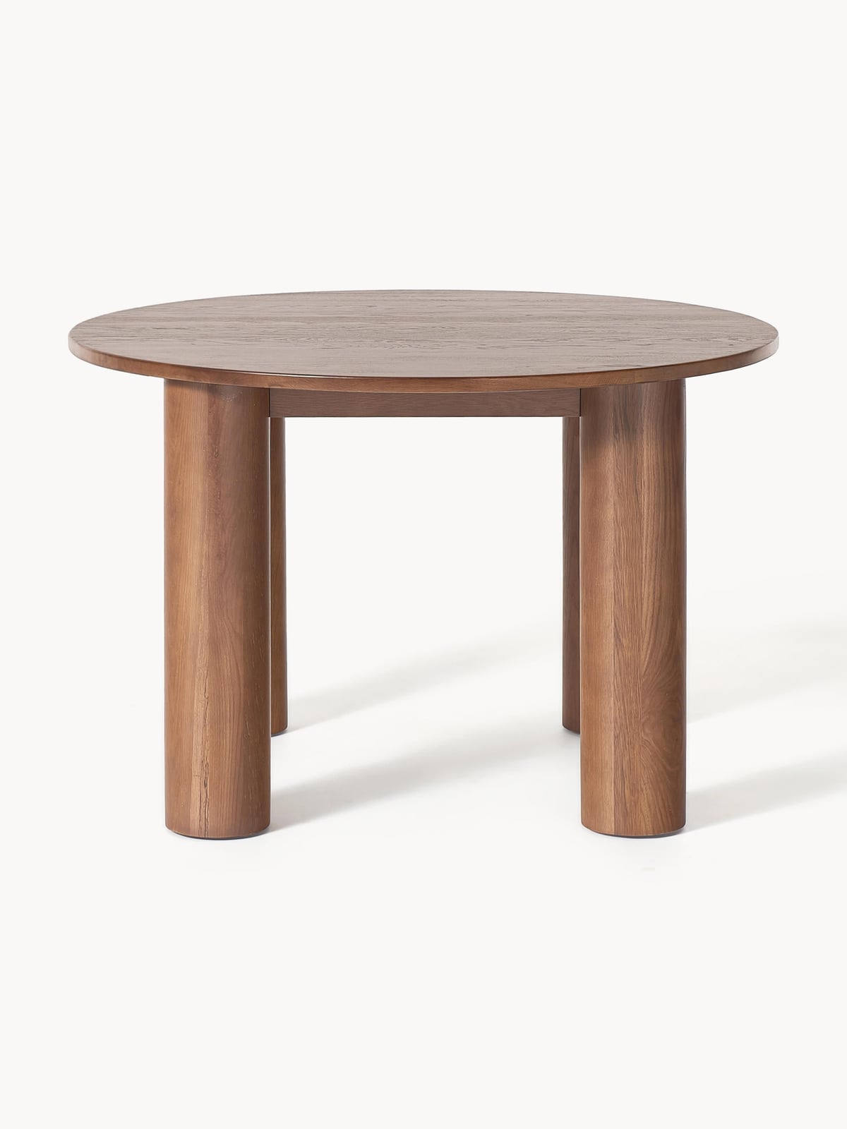 Holbeck Round Oak Wood Dining Table, Ø 120 cm