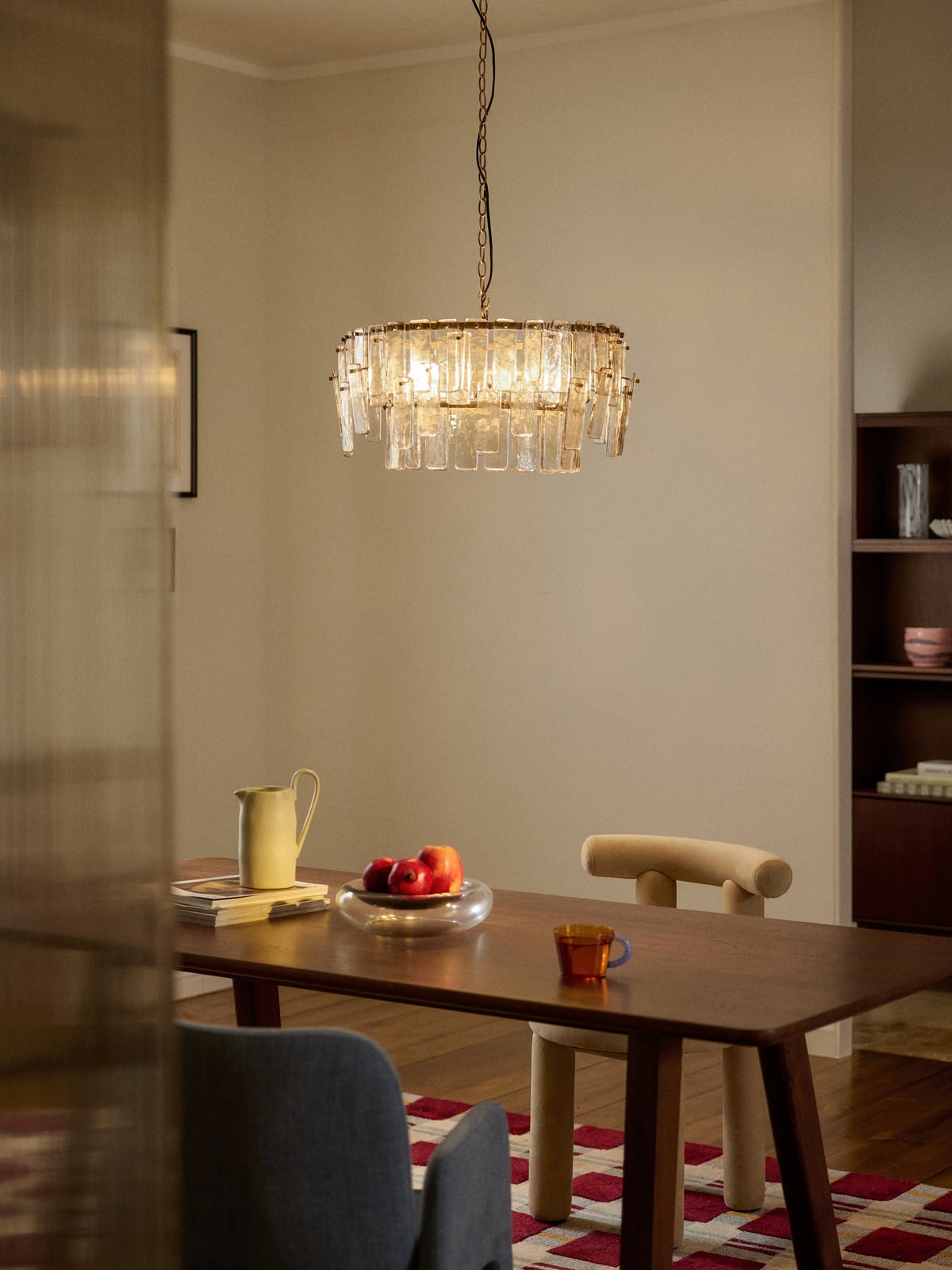 Hutton Large Glass Pendant Light