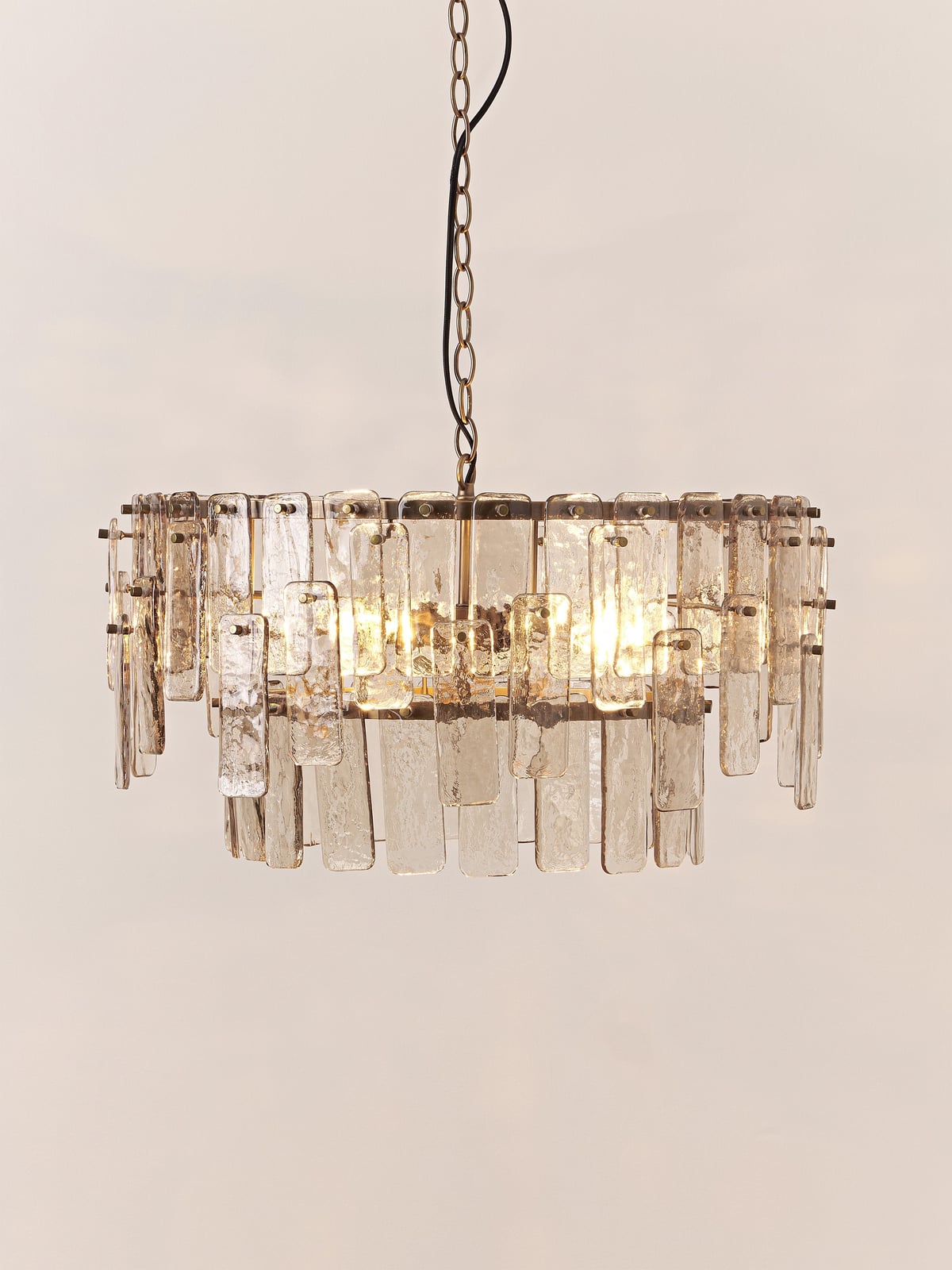 Hutton Large Glass Pendant Light