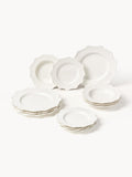 Hutton Porcelain Tableware Set, 4 People, Set of 12