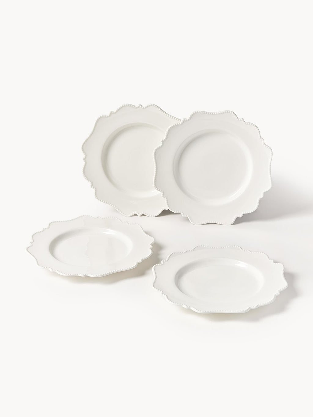 Hutton Porcelain Tableware Set, 4 People, Set of 12