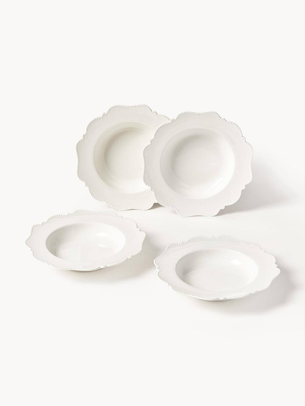 Hutton Porcelain Tableware Set, 4 People, Set of 12
