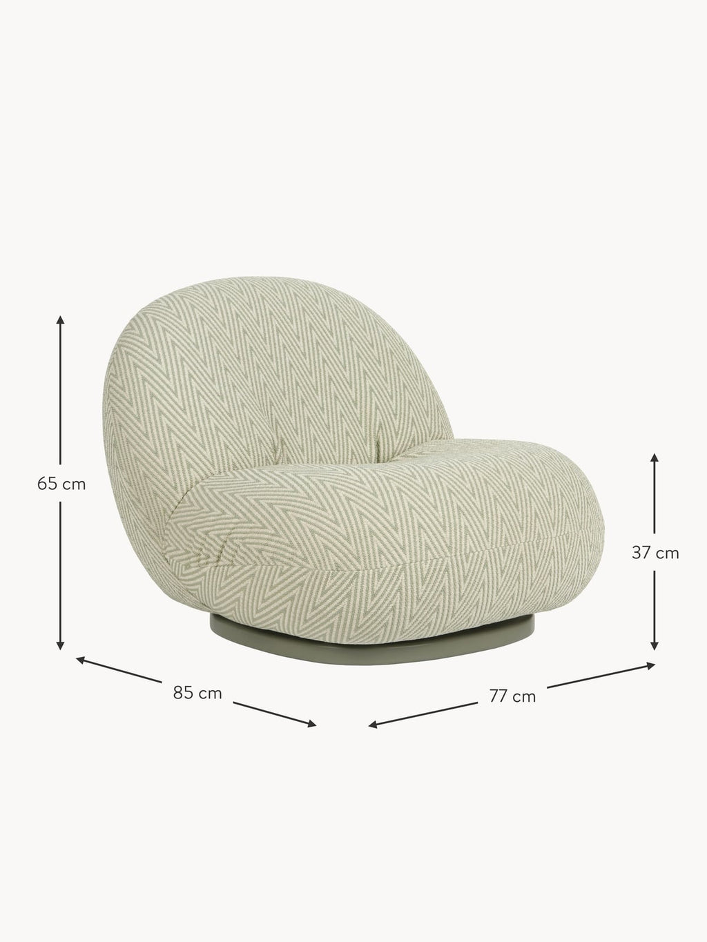 Hutton Swivel Garden Lounge Chair
