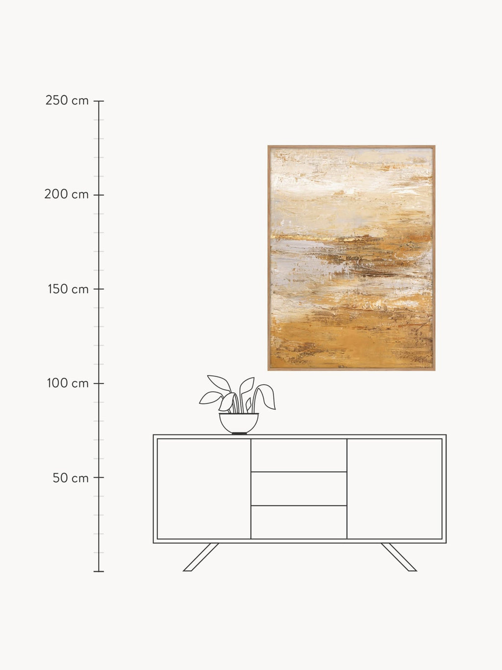 Ilbury Hand-Painted Canvas Art