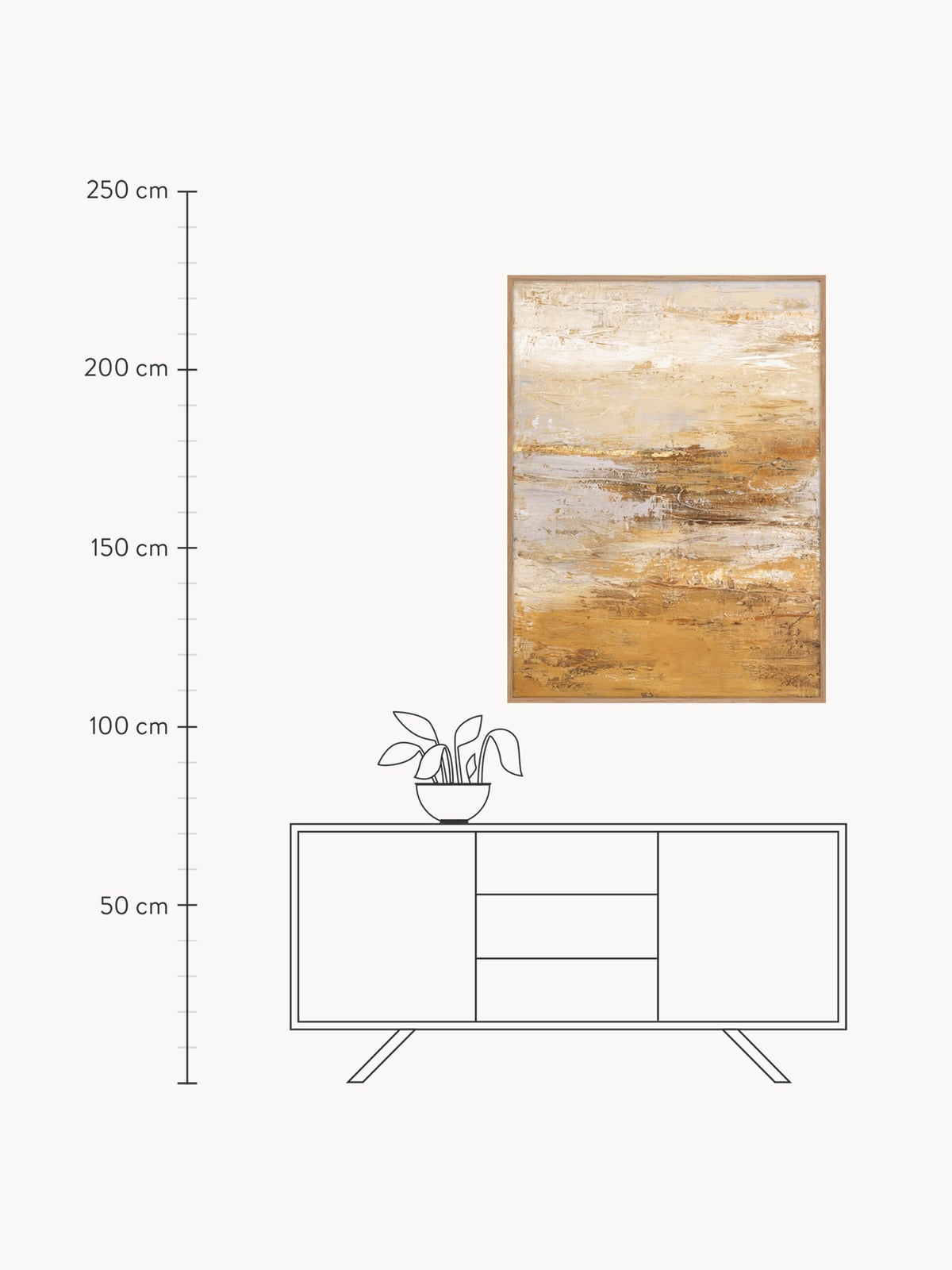 Ilbury Hand-Painted Canvas Art