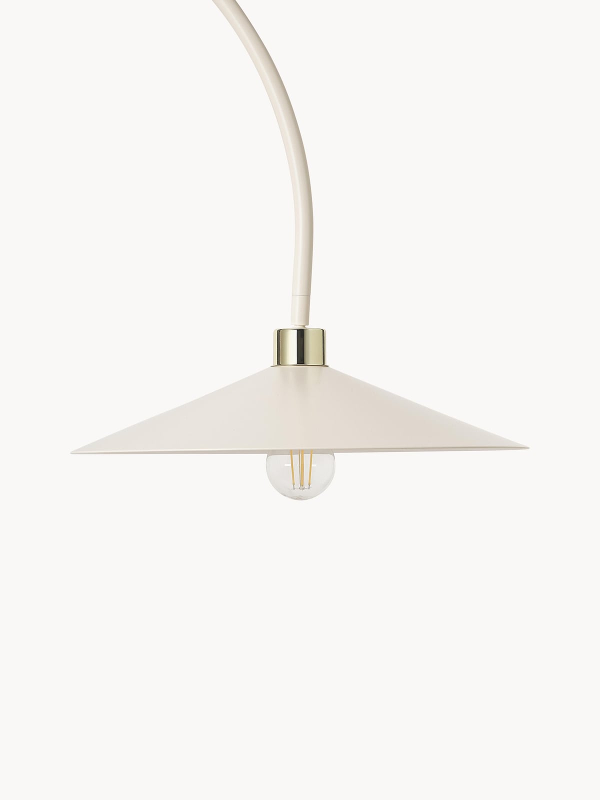 Ilkley Arc Lamp with Travertine Base