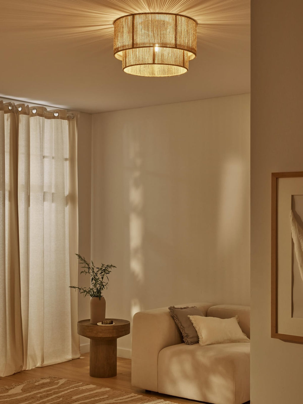 Ingleby Jute Ceiling Lamp