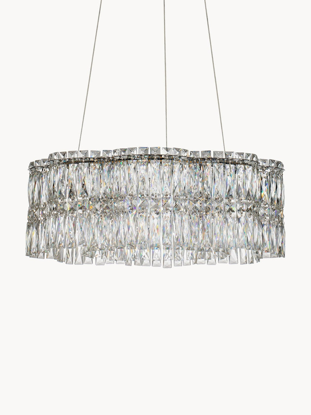 Ingram Dimmable LED Crystal Glass Chandelier