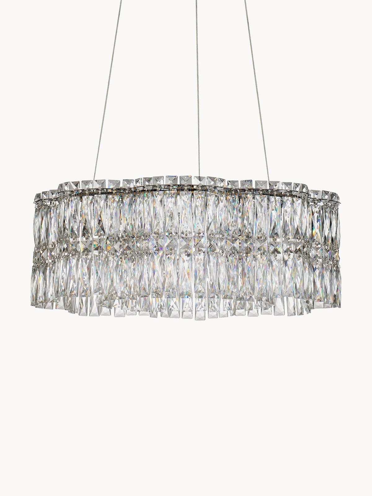 Ingram Dimmable LED Crystal Glass Chandelier
