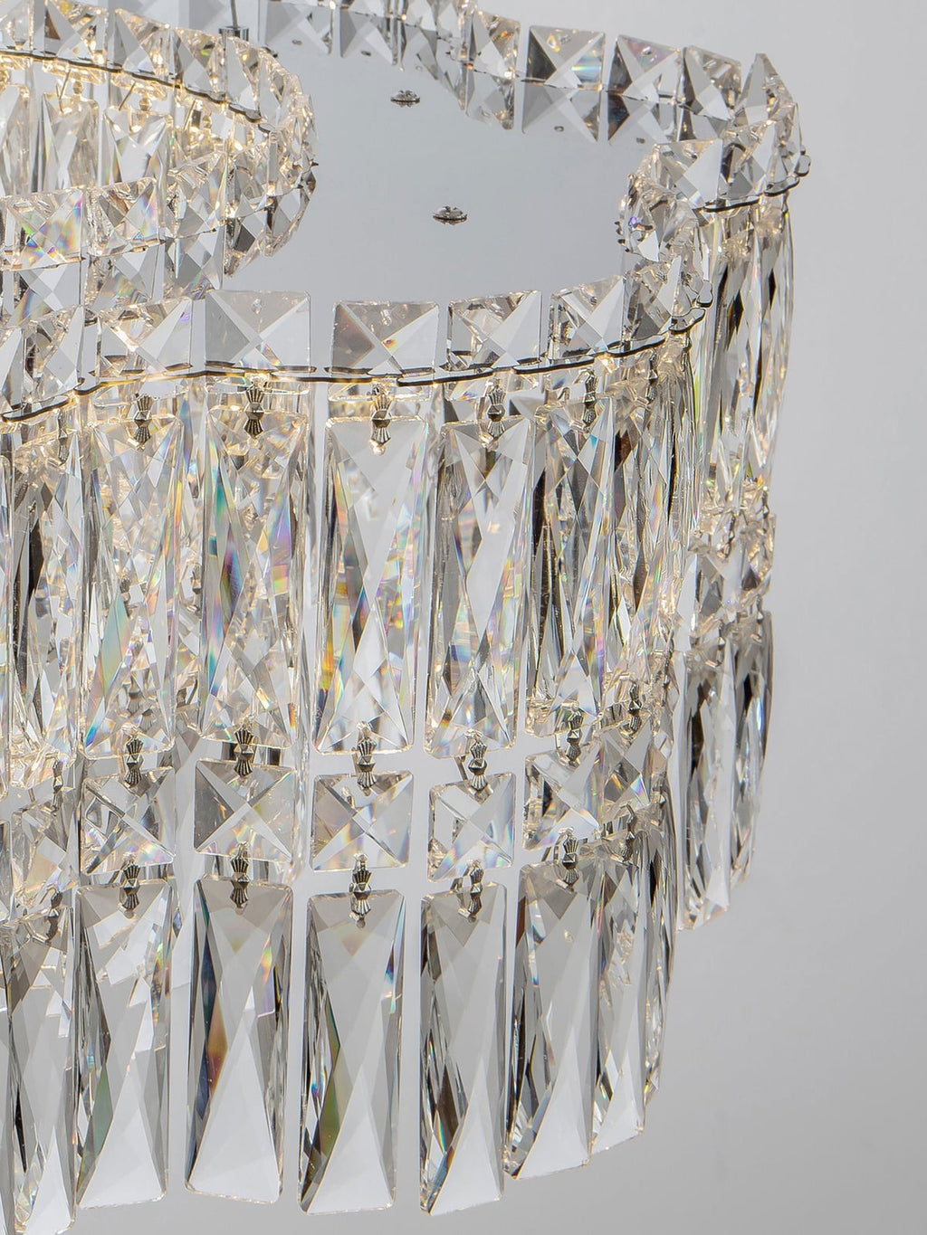Ingram Dimmable LED Crystal Glass Chandelier