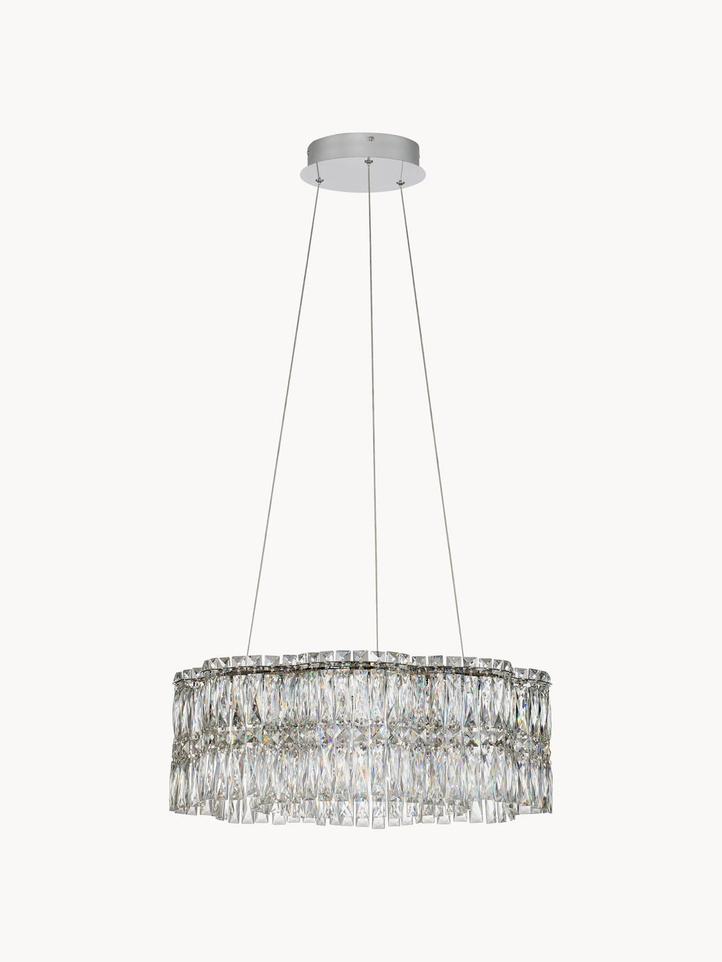 Ingram Dimmable LED Crystal Glass Chandelier