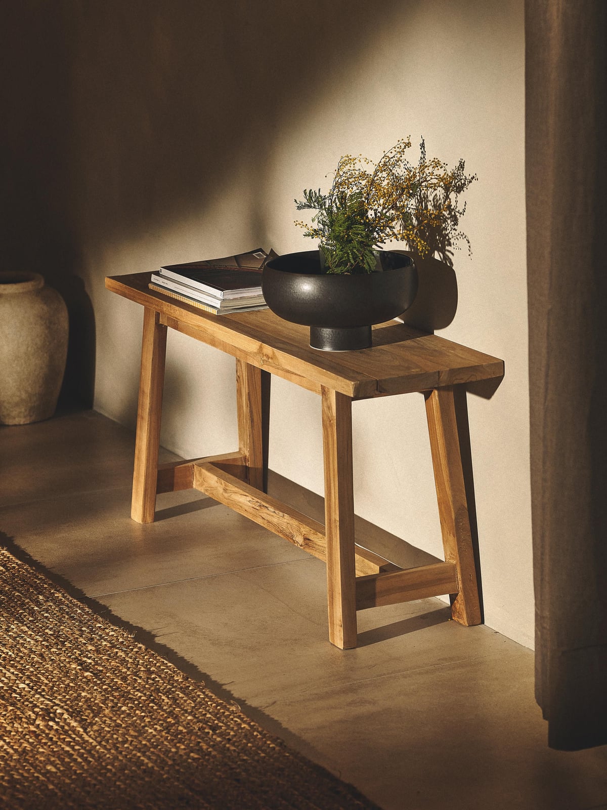 Ingram Teak Wood Bench