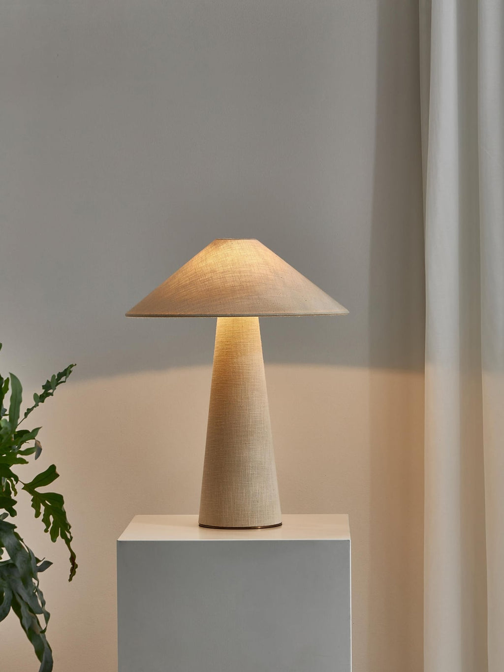 Ireby Large Linen Table Lamp
