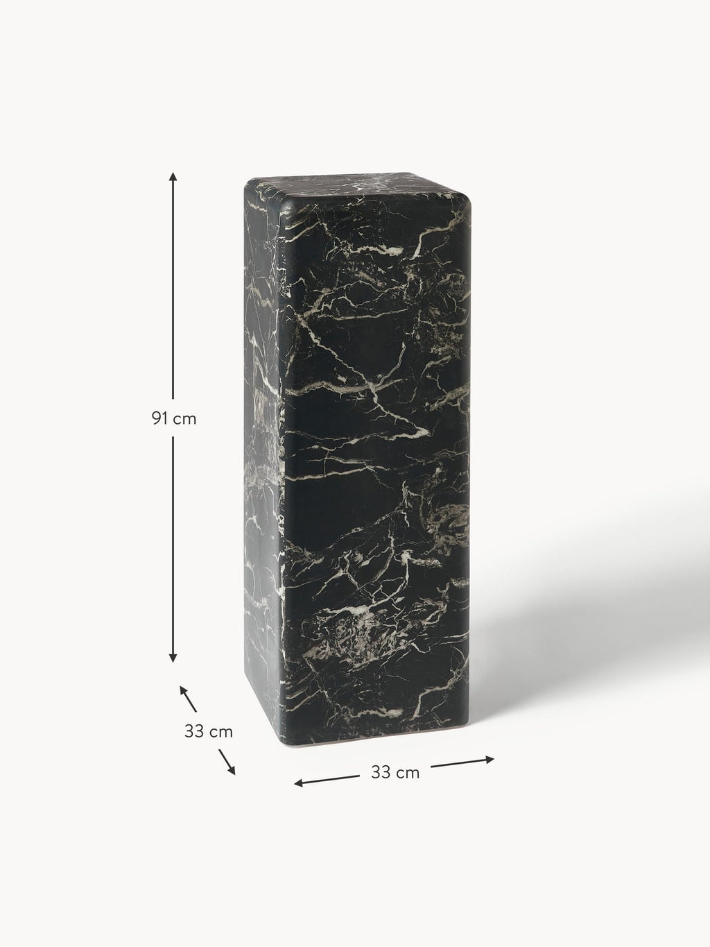 Irthing Decorative Marble Effect Pillar