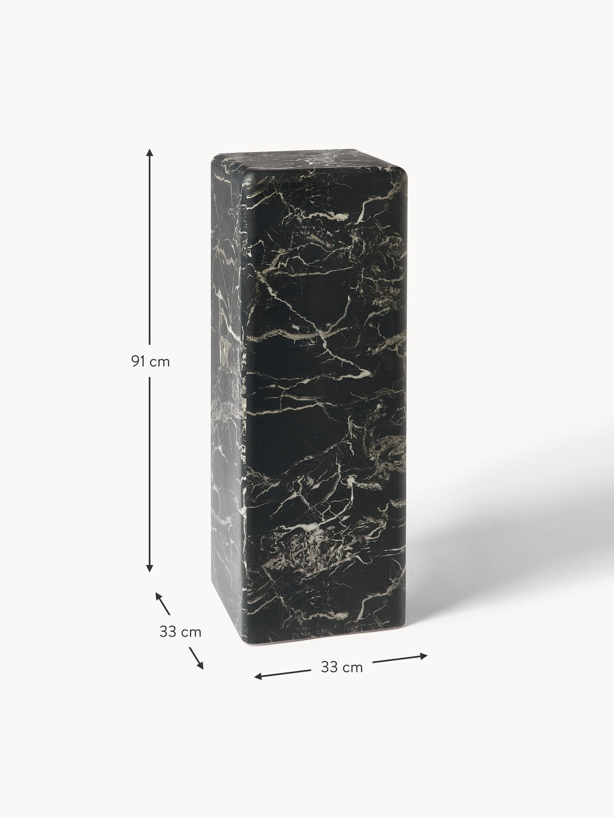 Irthing Decorative Marble Effect Pillar