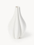 Isbourne 3D Printed Porcelain Vase, H 40 cm