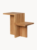 Isbourne Oak Wood Side Table