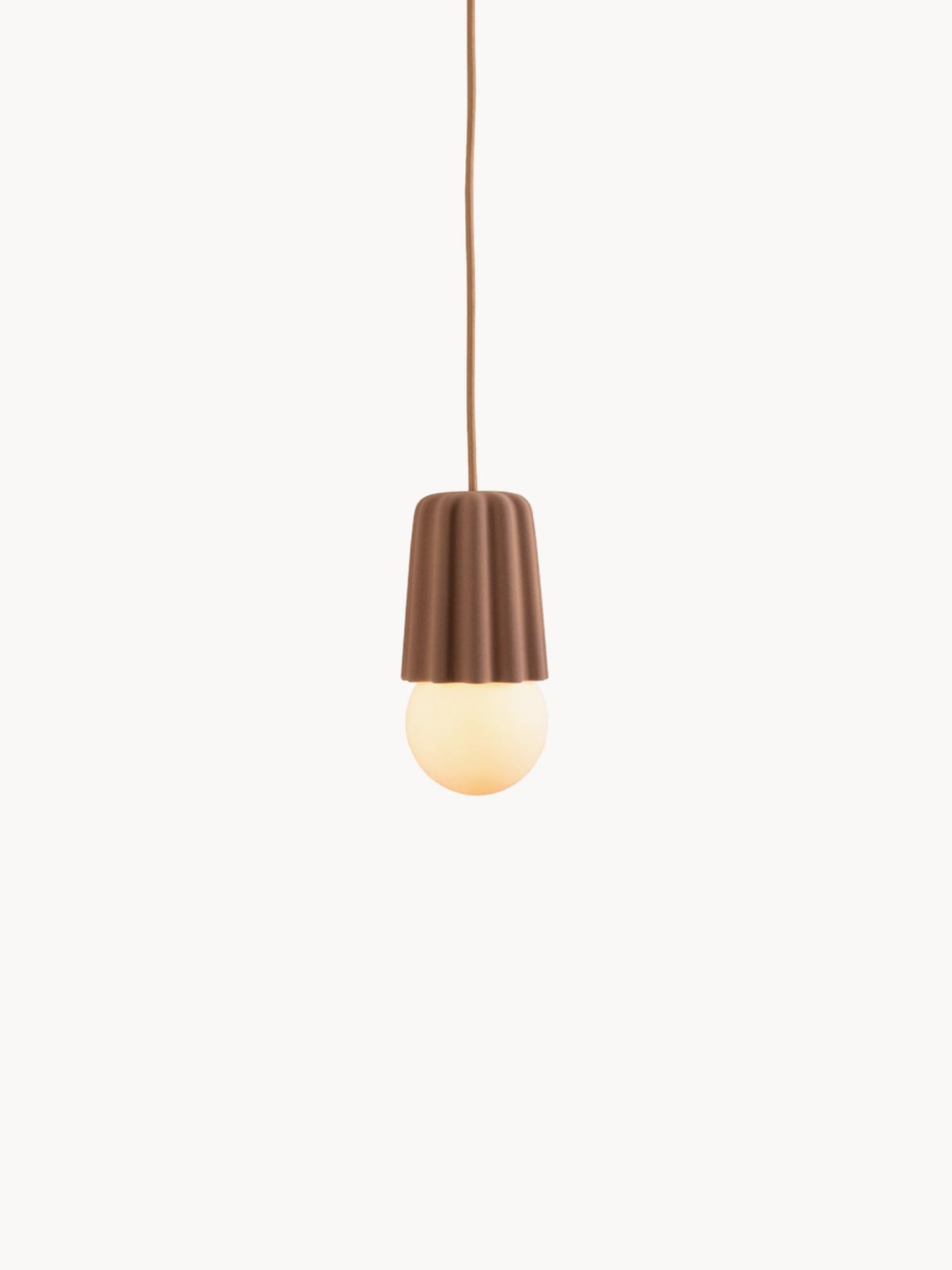 Isbourne Small Handmade Dimmable Pendant Light STUCCO No. 1