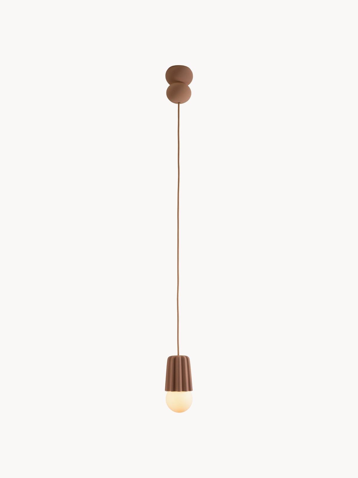 Isbourne Small Handmade Dimmable Pendant Light STUCCO No. 1