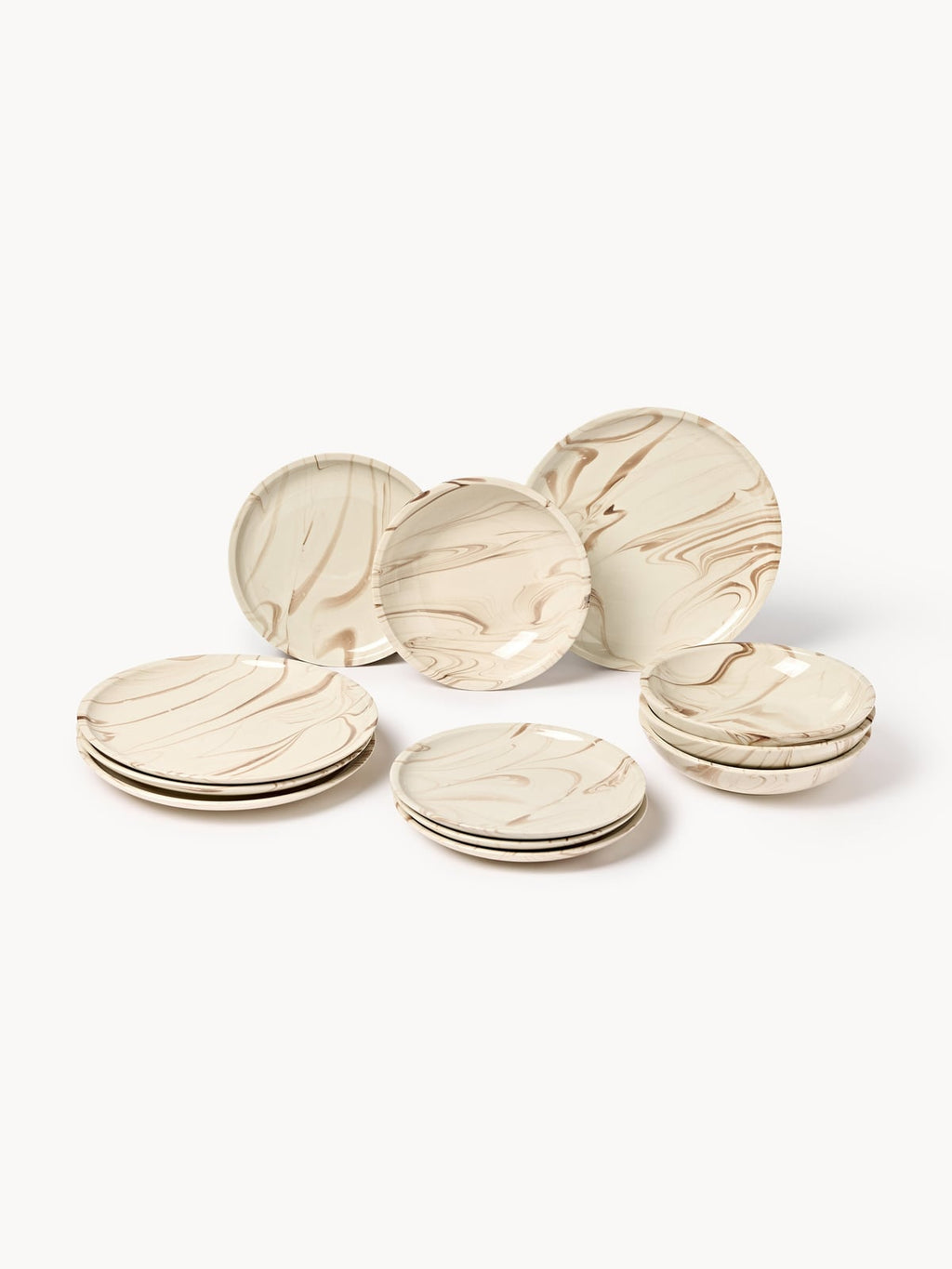 Ivybridge Tableware Set, 4 People, Set of 12