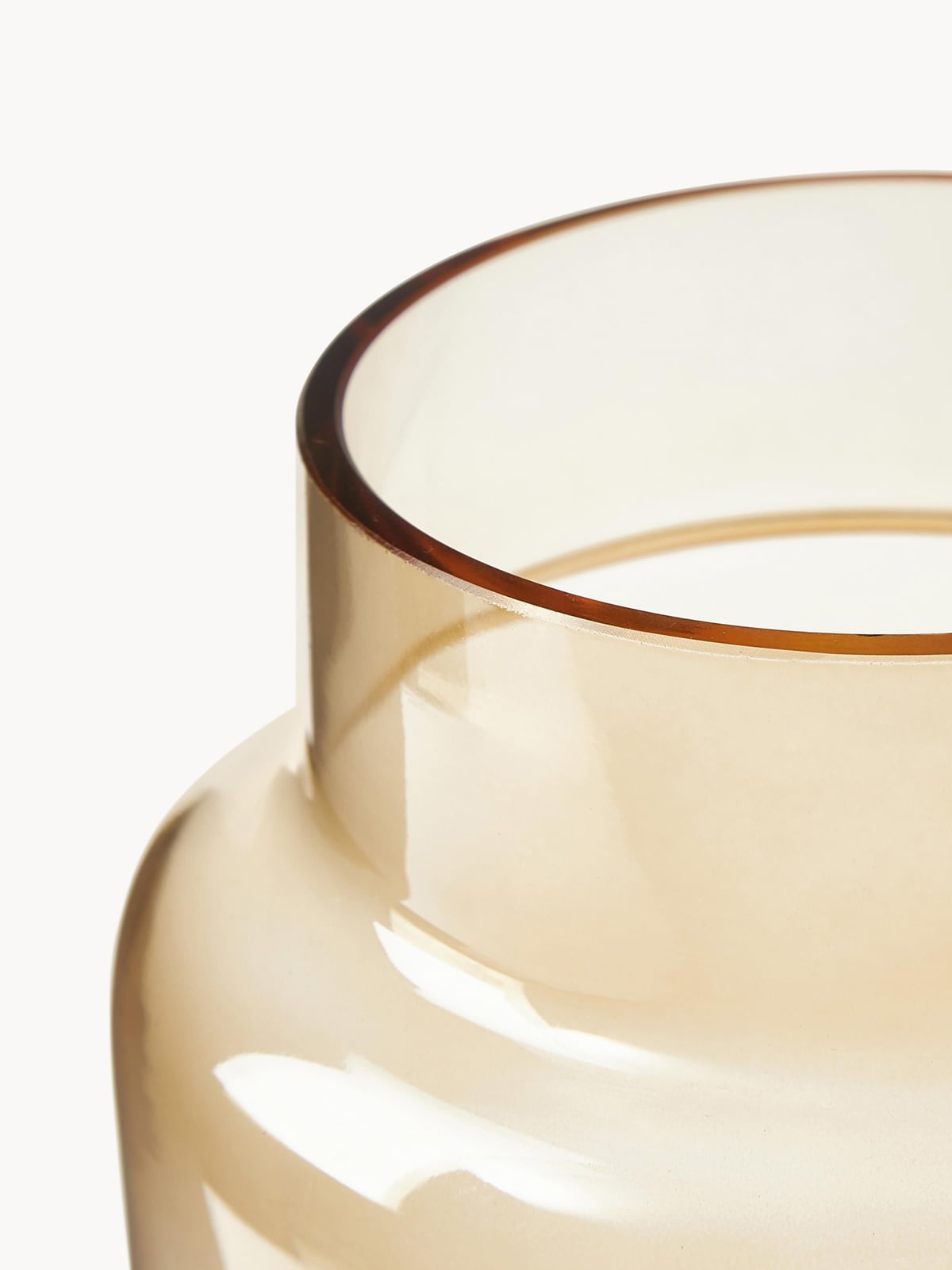 Jarrow Glass Vase, H 22 cm