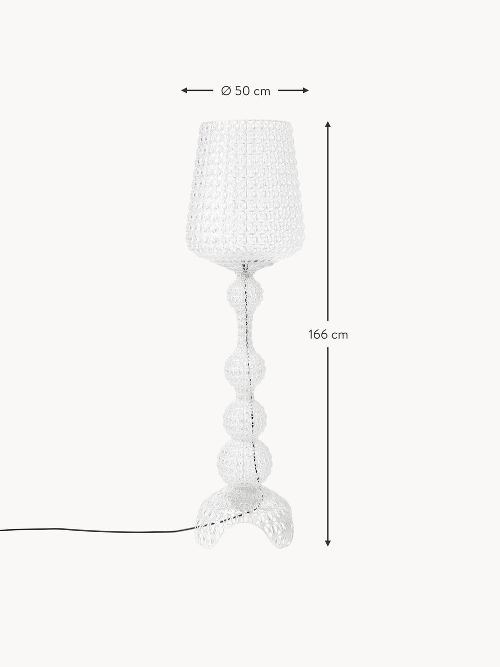 Jarrow Outdoor LED Floor Lamp, Dimmable