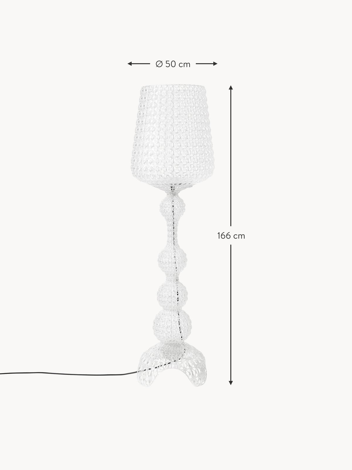 Jarrow Outdoor LED Floor Lamp, Dimmable