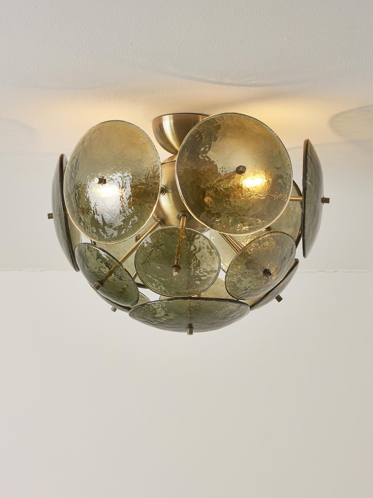 Jedburgh Glass Ceiling Lamp Mireille