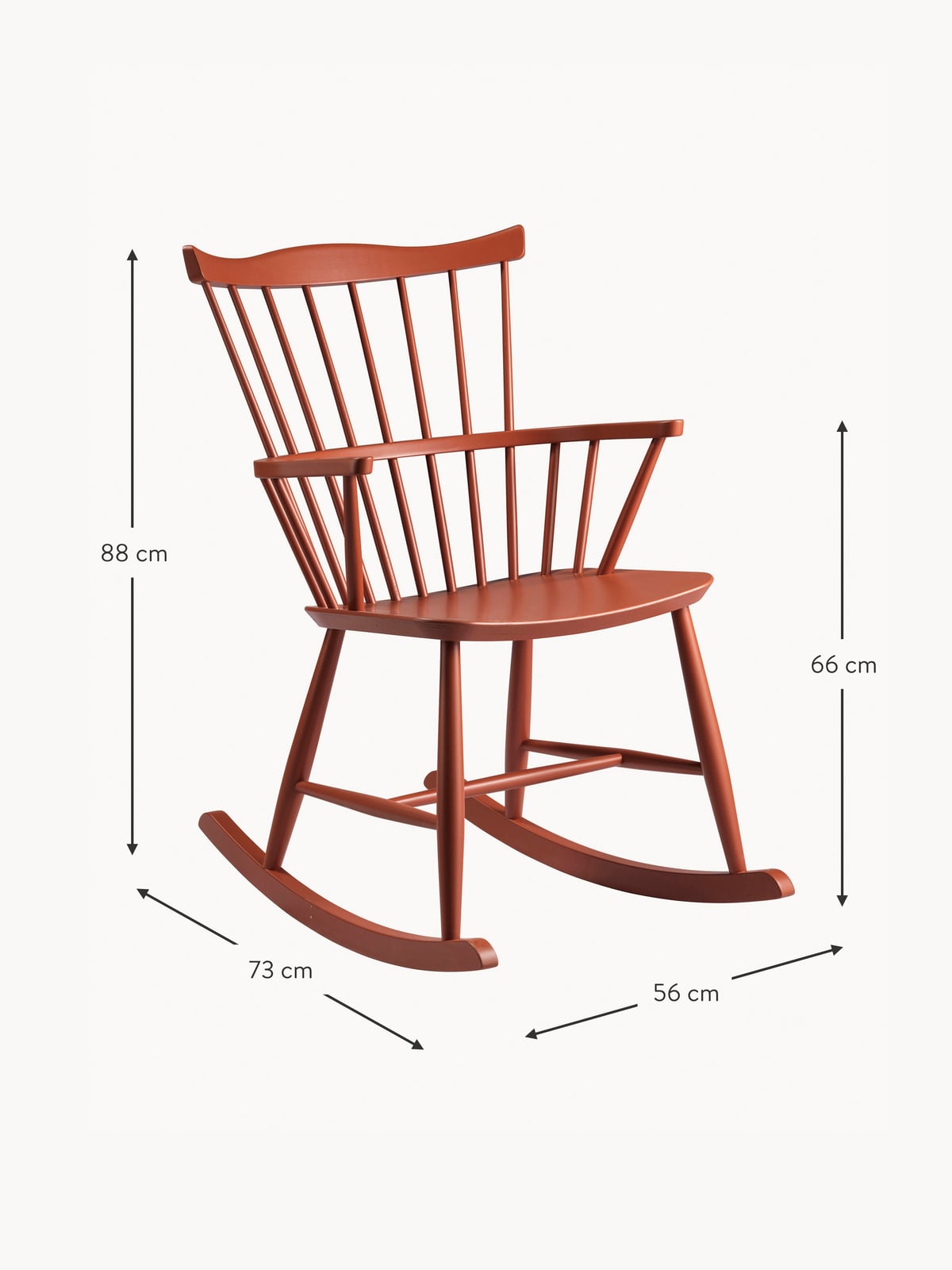 Jedburgh J52G Handmade Beech Wood Rocking Chair