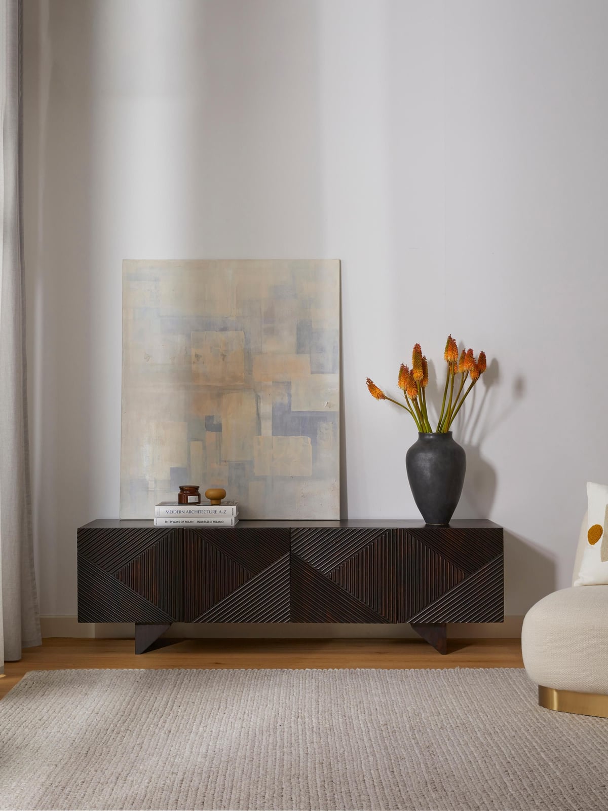 Jedburgh Mango Wood Lowboard