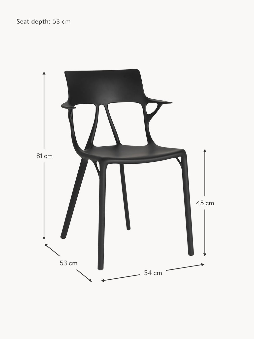 Jennings Garden Chairs A.I. with Armrests, Set of 2