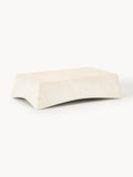 Jennings In- & Outdoor Coffee Table with Travertine Effect, W 100 cm