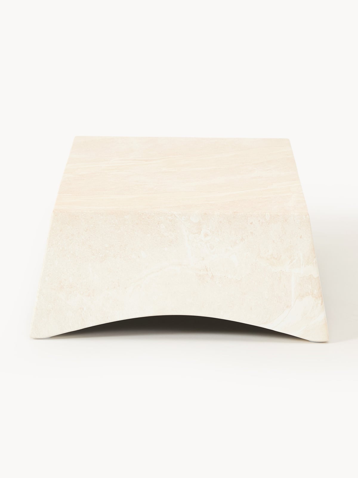 Jennings In- & Outdoor Coffee Table with Travertine Effect, W 100 cm
