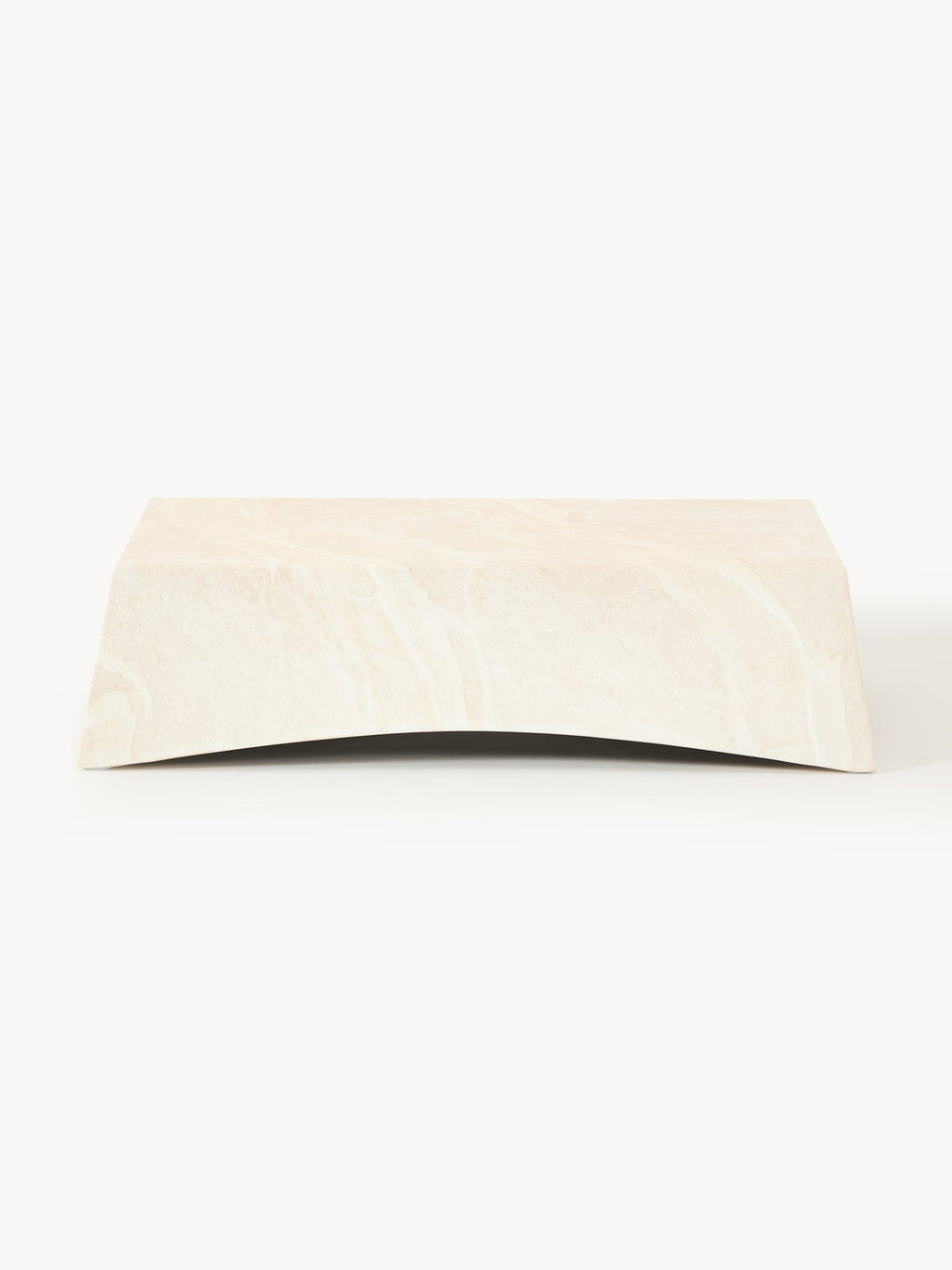 Jennings In- & Outdoor Coffee Table with Travertine Effect, W 100 cm