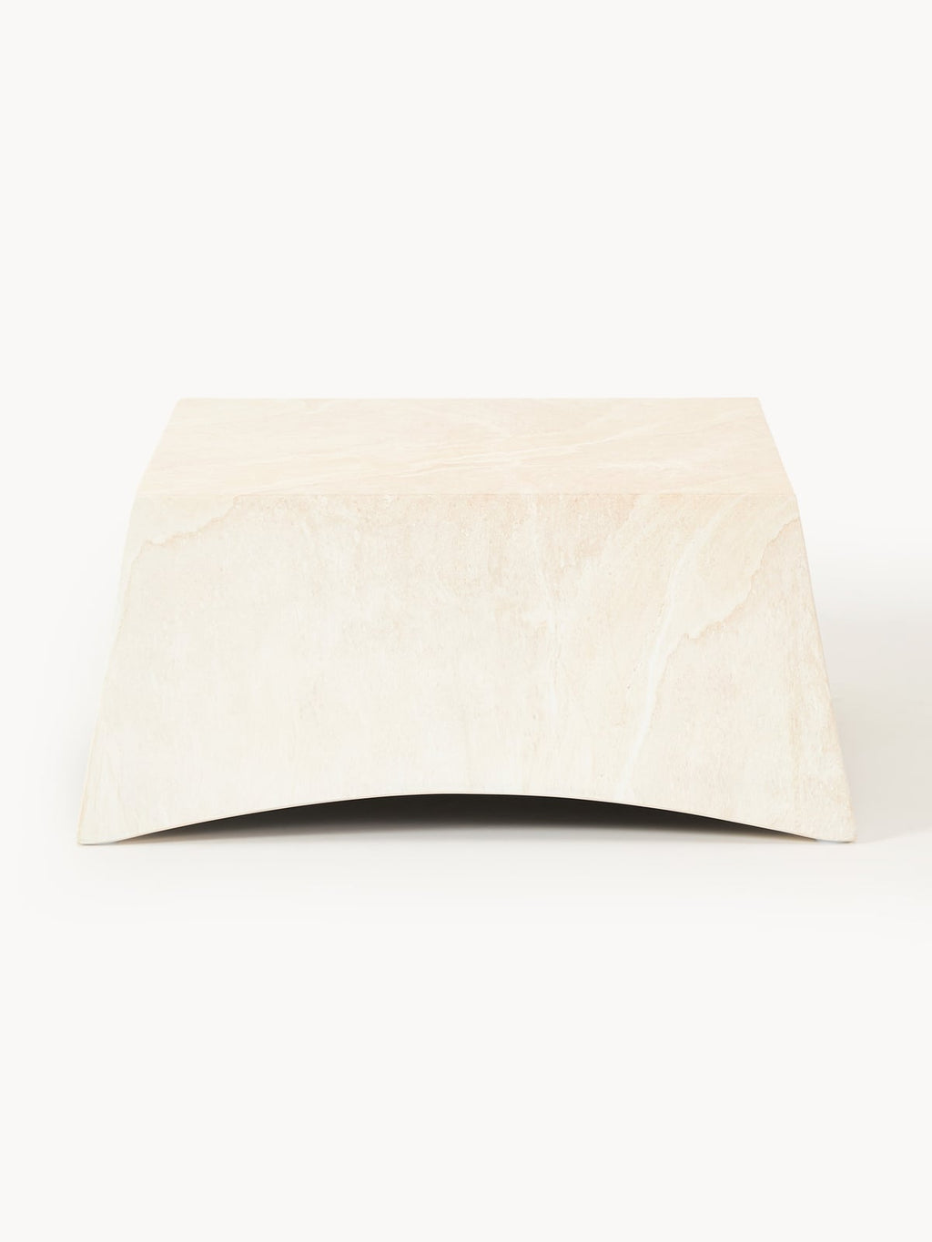 Jennings In- & Outdoor Coffee Table with Travertine Effect , W 80 cm