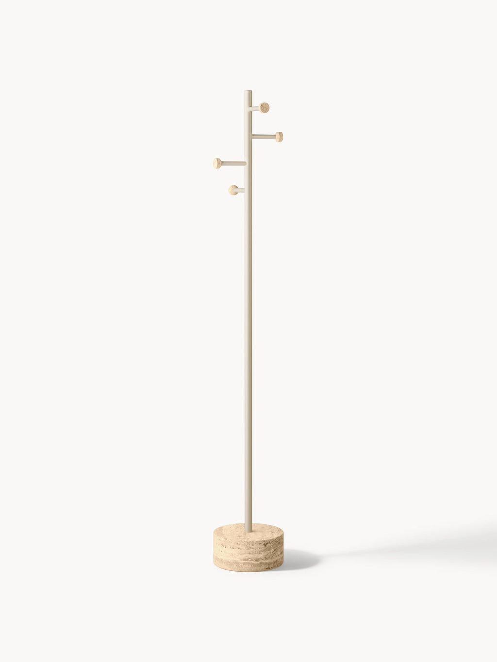 Jervaulx Clothes Rack with Travertine Base
