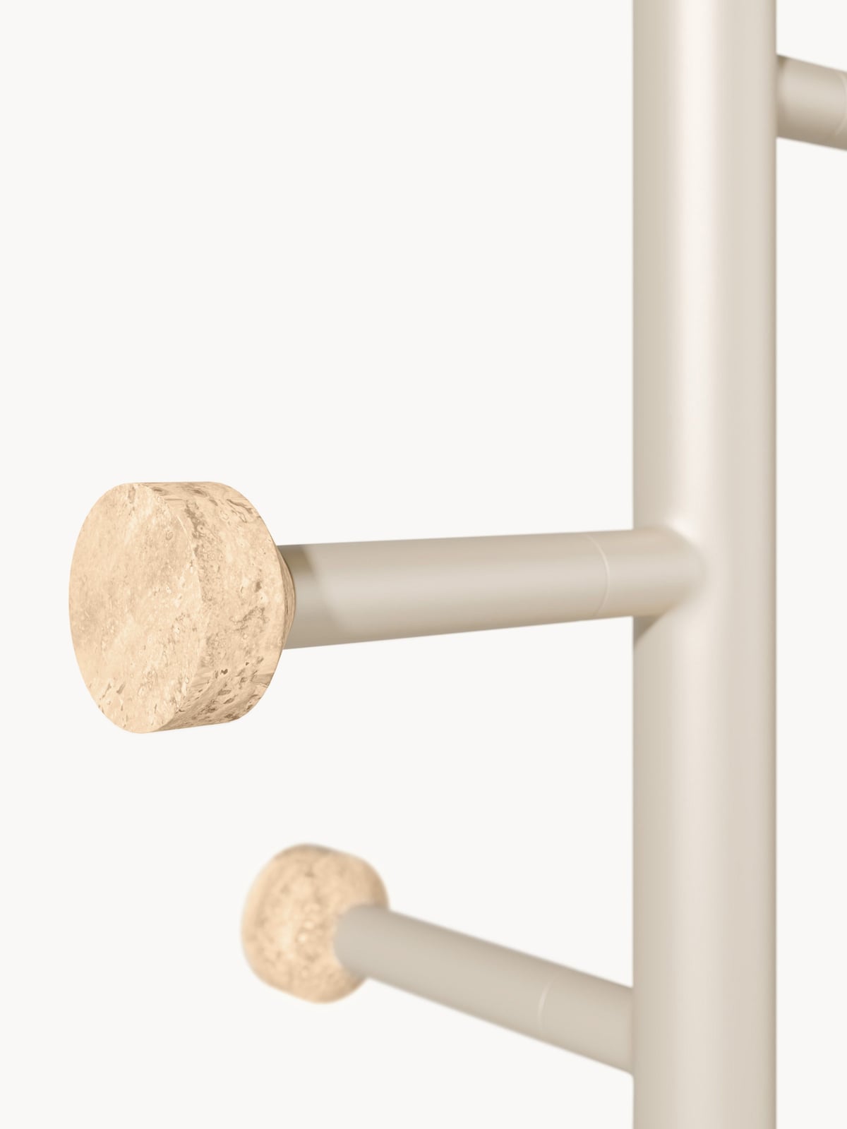 Jervaulx Clothes Rack with Travertine Base