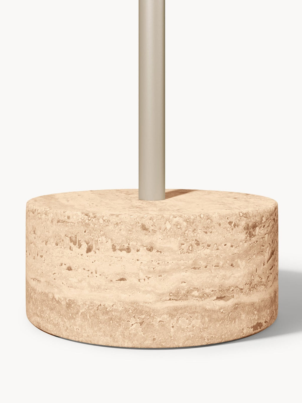 Jervaulx Clothes Rack with Travertine Base